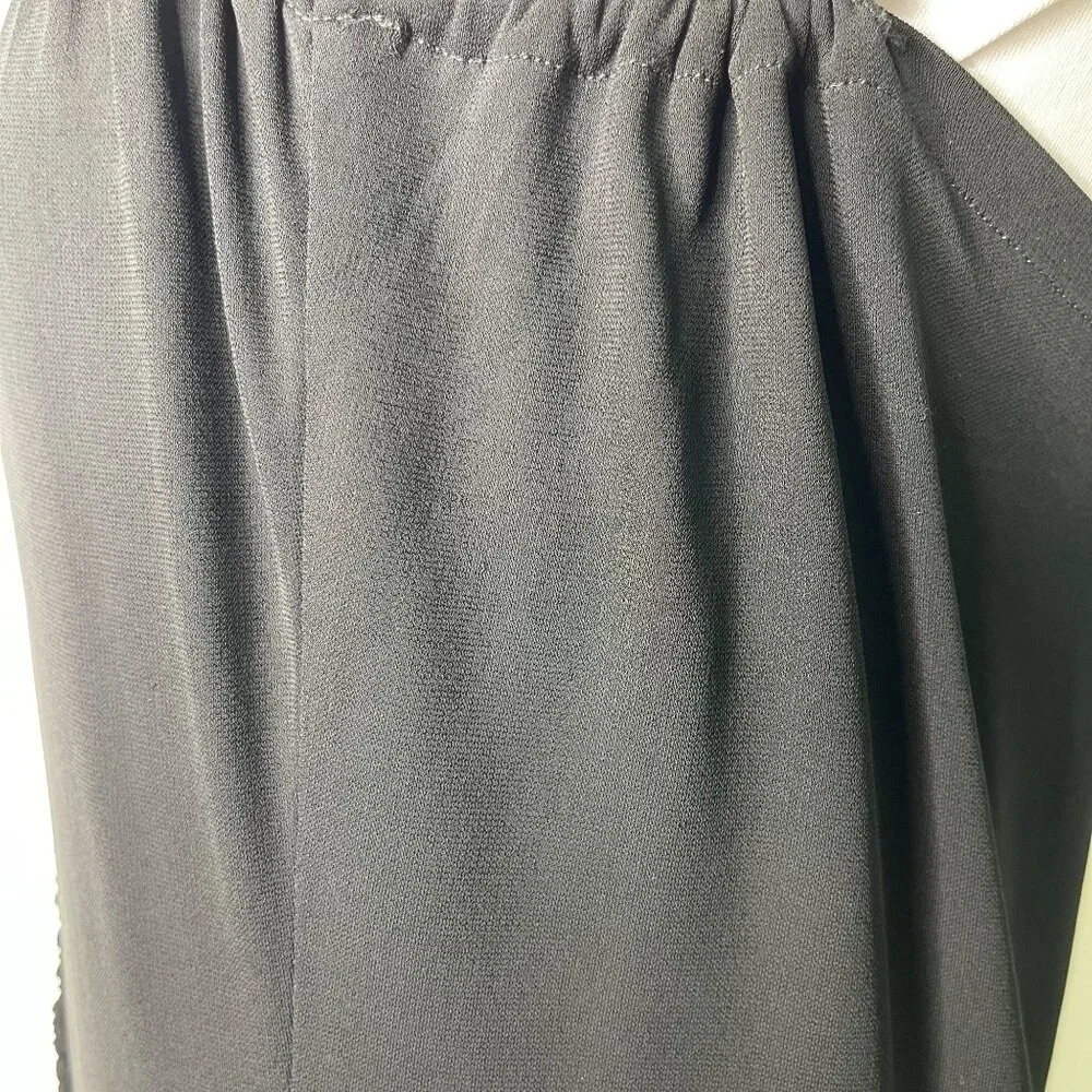 Vintage MARTIN MARGIELA Women's Black Spaghetti Straps Ruffled Mini Dress 42 IT - Picture 12 of 12